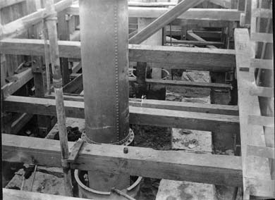 First Course of Masonry Pier 1